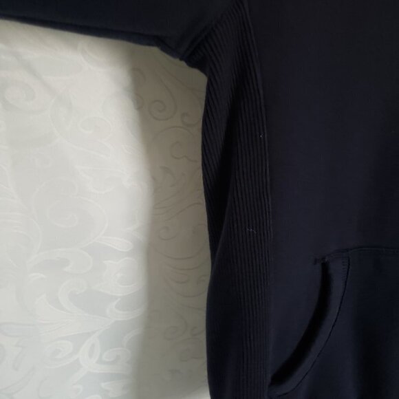 ABERCROMBIE Hoodie Fitch Navy Blue Logo  Women Hollister Size Zip Women'… - Picture 4 of 14